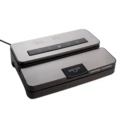 Front. LEM Product - MaxVac 250 Vacuum Sealer - Stainless.