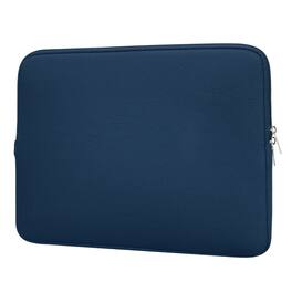 Unique Bargains - Laptop Case - Polyester Computer Sleeve Carrying Bag, Shockproof Protective Cover for 13" Notebook - Dark Blue