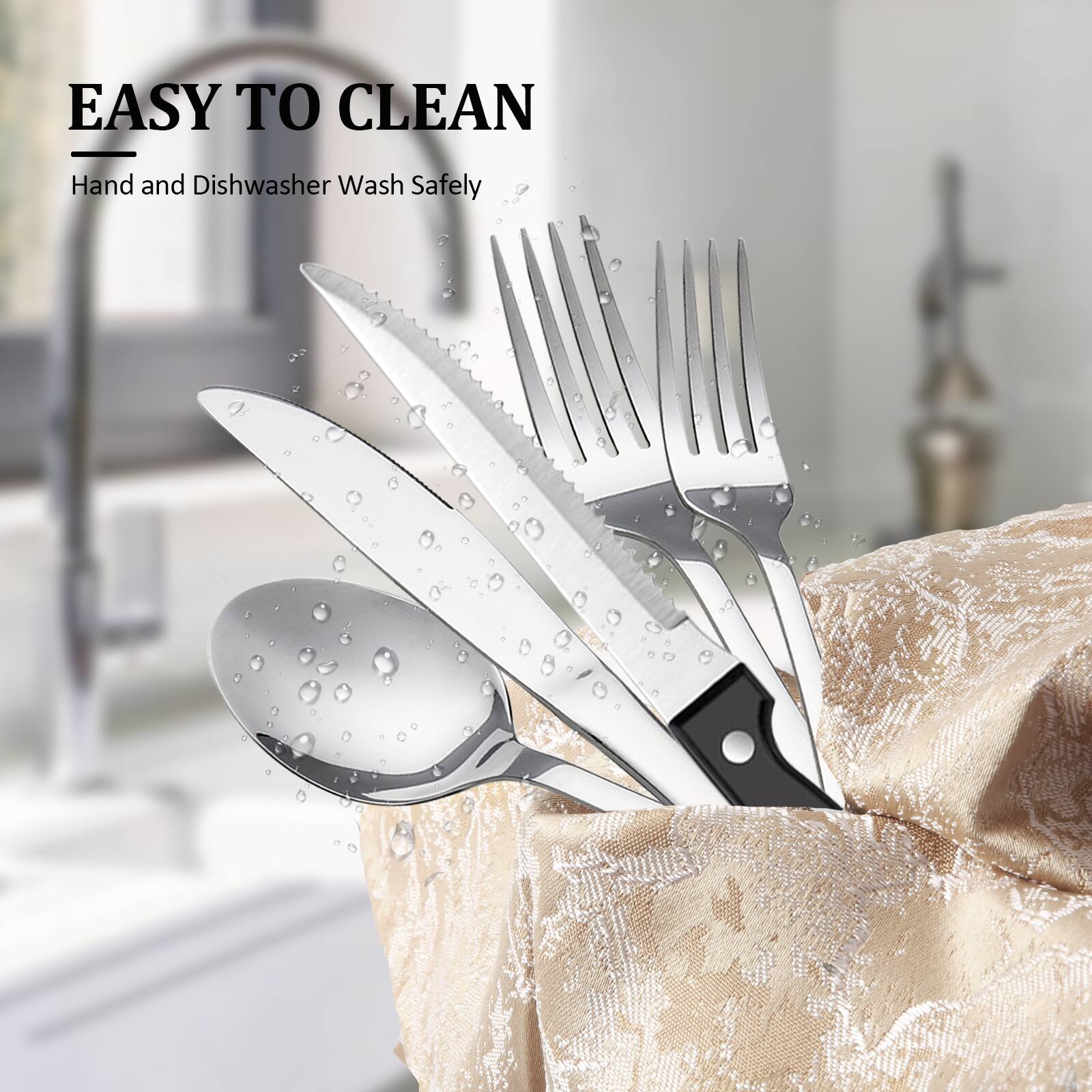 EASY TO CLEAN  
Hand and Dishwasher Wash Safely