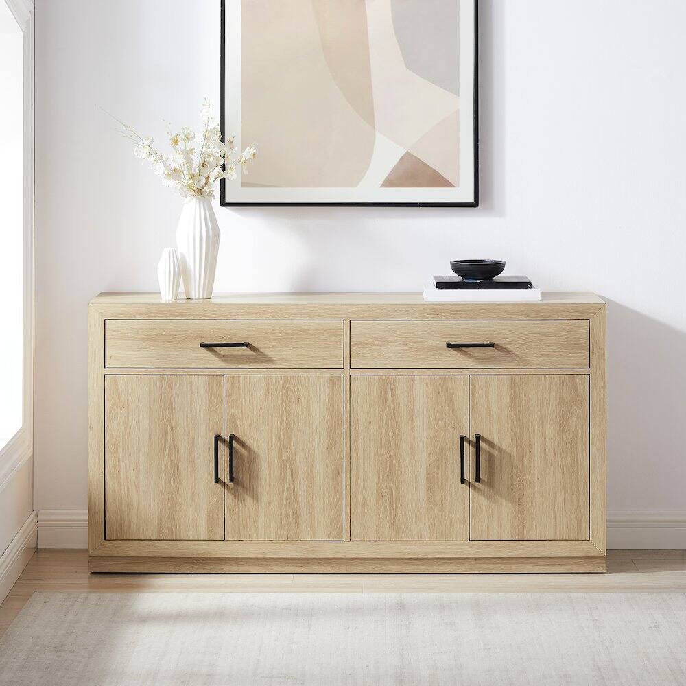 Alt View 8. Crosley Furniture - Isla Sideboard - Ash.