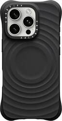 CASETiFY - Essentials Ripple Case with MagSafe for Apple iPhone 16 Pro - Black - Front_Zoom