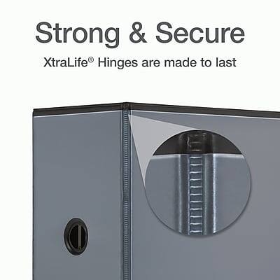 Strong & Secure  
XtraLife® Hinges are made to last