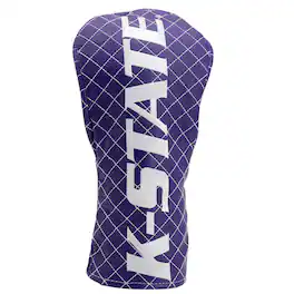 Team Golf - Kansas State Wildcats Quilted Driver Headcover - Multicolor