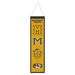 WinCraft - Missouri Tigers 8" x 32" College Vault Evolution Banner - Multicolor