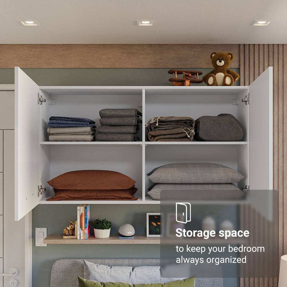 Storage space  
to keep your bedroom always organized