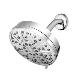 Waterpik - Drencher PowerPulse Massage 6 settings Wallmount Showerhead 1.8 gpm - Chrome