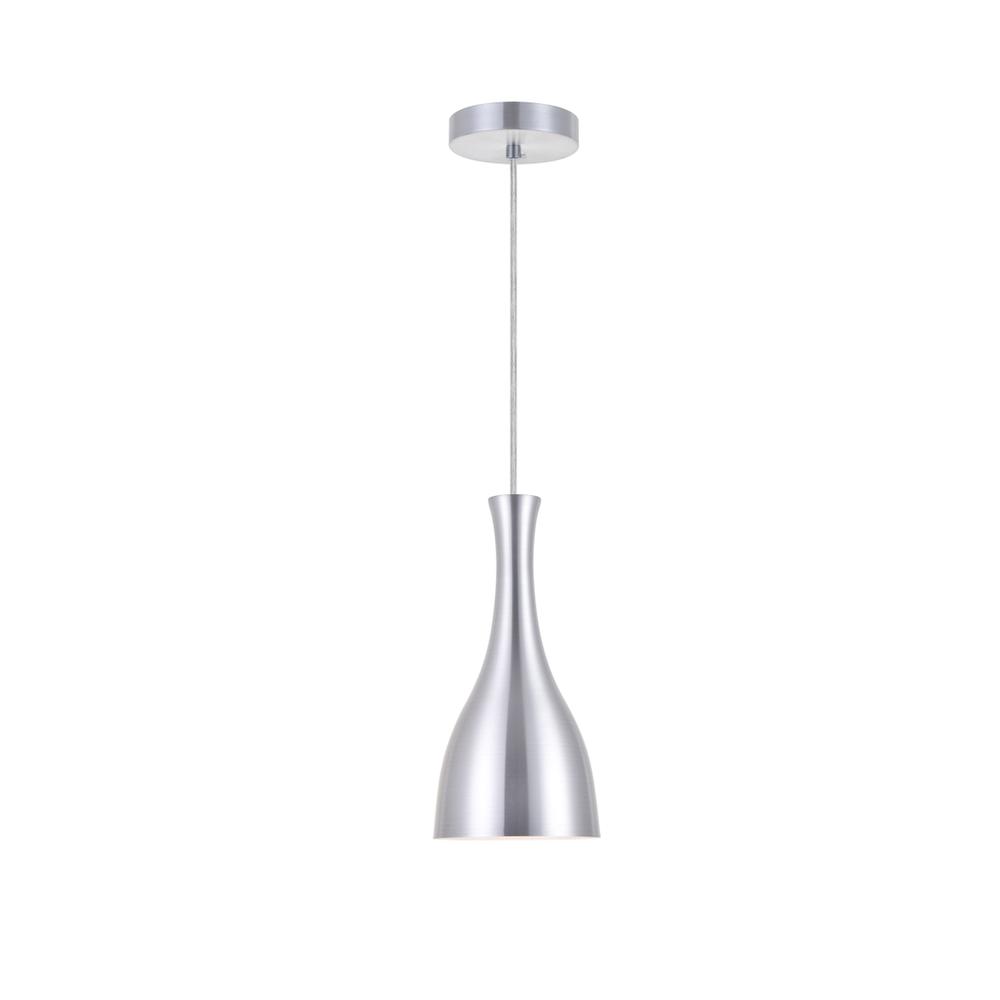 Back. Living District - Aiken 1 Light Burnished Nickel Pendant - Burnished Nickel.