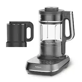 JOYDEEM - Soymilk Maker Machine, Heated Blender with Grind Cup, Low Noise Variable Frequency Brushless Motor - Black