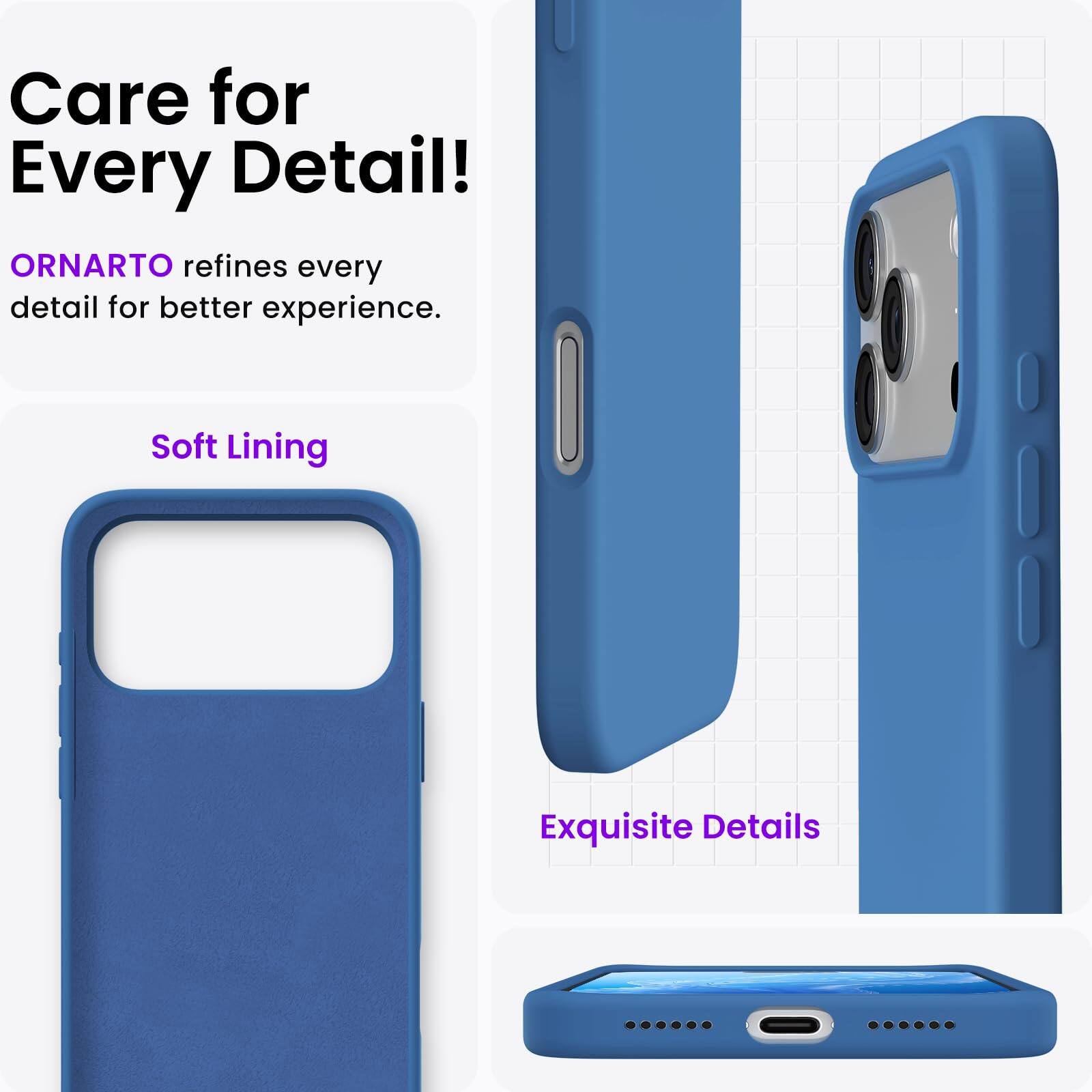 Care for Every Detail!  
ORNARTO refines every detail for better experience.  
Soft Lining  
Exquisite Details