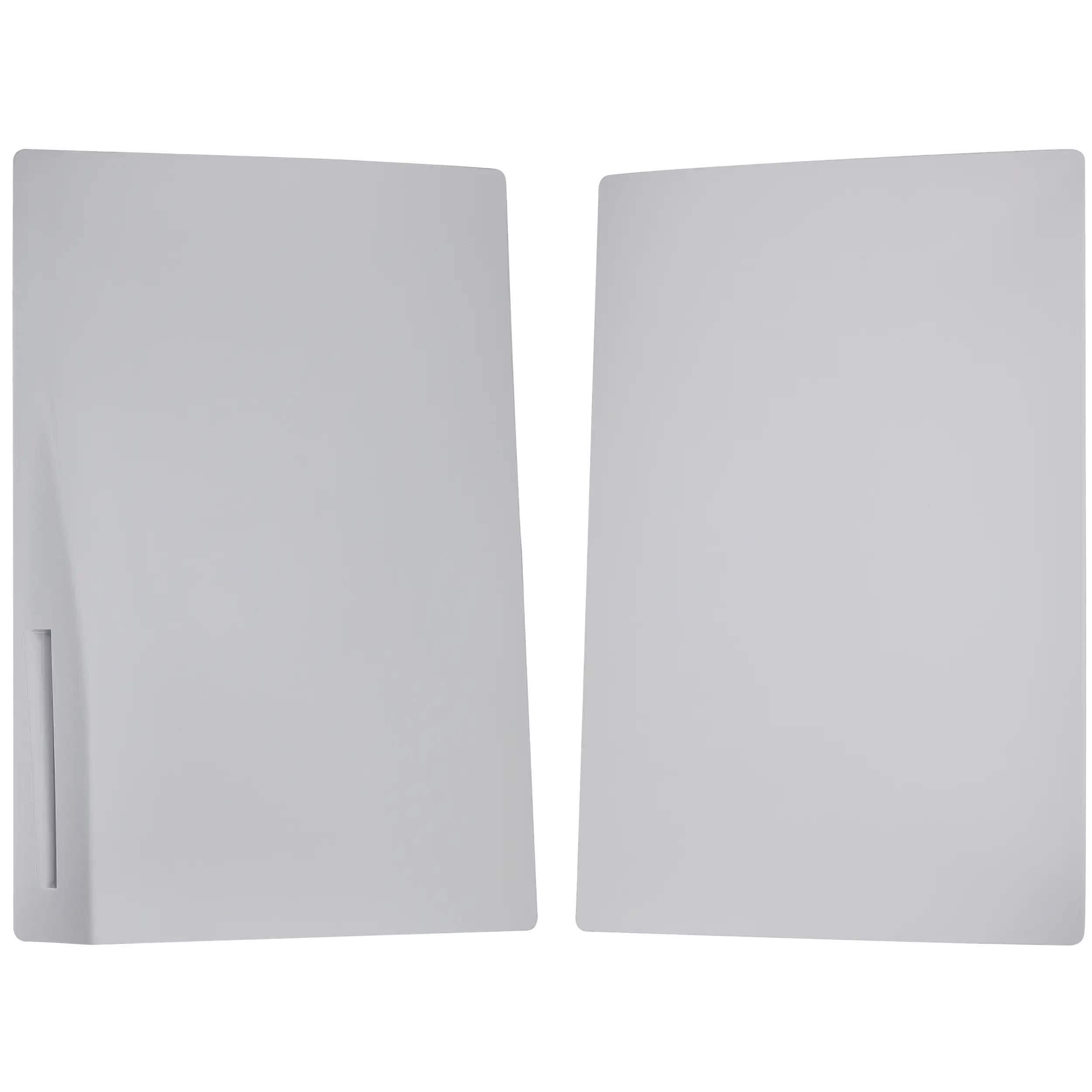 MobileSentrix - Faceplate Covers (Top & Bottom) Replacement Compatible For Sony PlayStation 5 Disc Edition - White