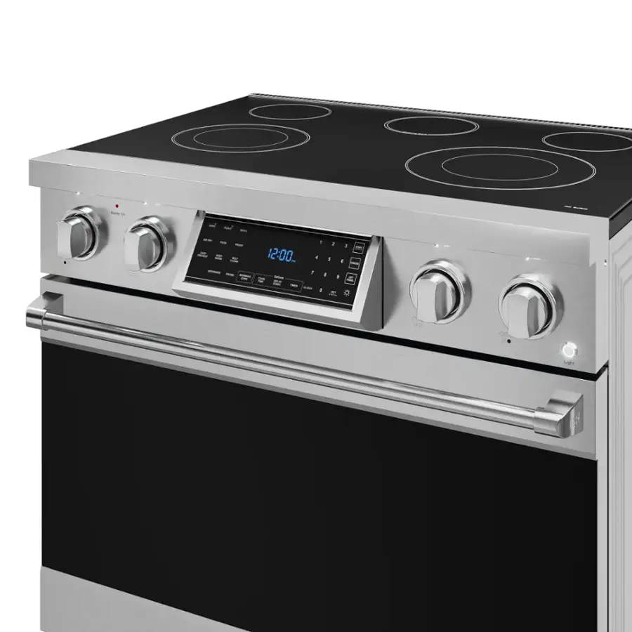 Alt View 13. Thor Kitchen - Gordon Ramsay Series by Thor Kitchen 6.0 Cu. Ft Freestanding Electric Range - Stainless Steel.