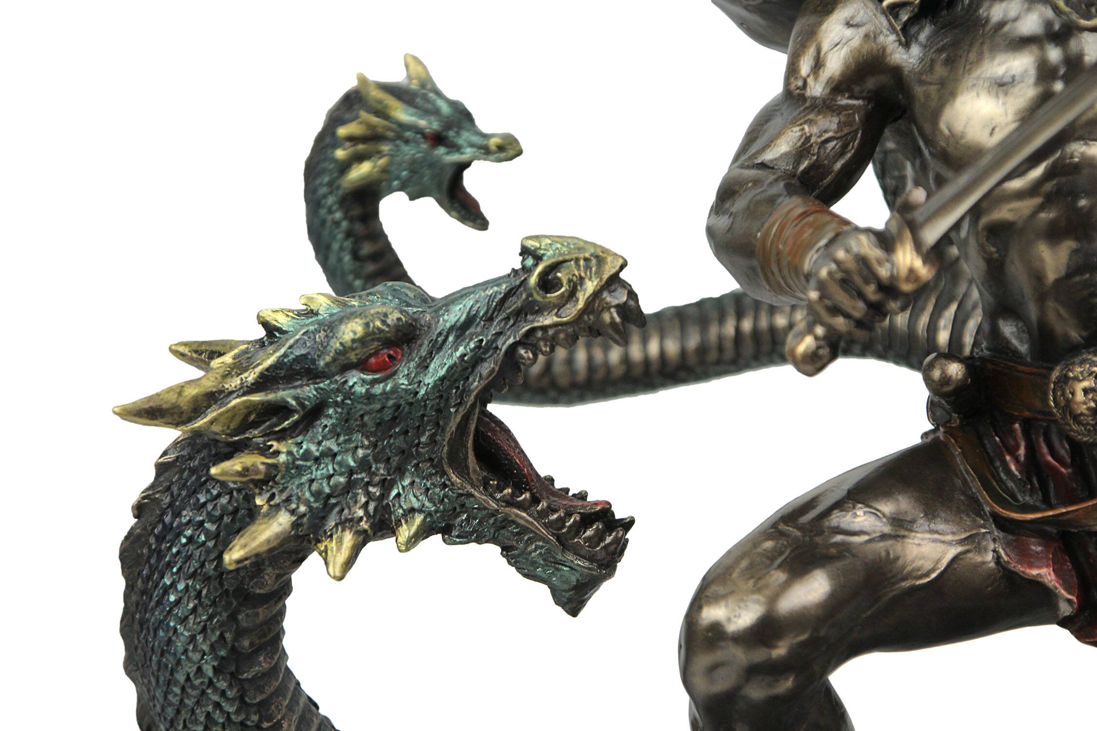Alt View 5. Veronese Design - Bronze Finished Hercules Battling Hydra Statue Labors of Heracles - Bronze.