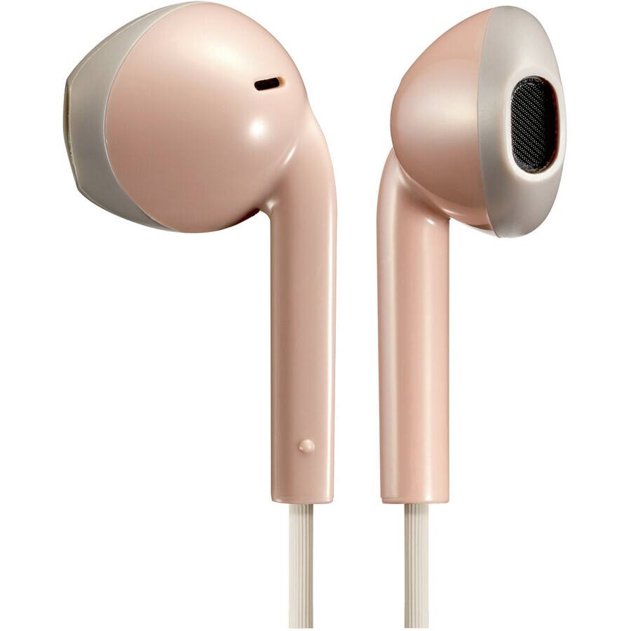 Alt View 1. PopMarket - JVC HAF19MRB Vintage Earbuds IPX2 Sweat Proof Includes Mic & Remote (Red/Black)   - HEADPHONES - Multicolor.