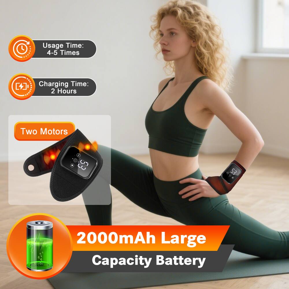 Usage Time: 4-5 Times  
Charging Time: 2 Hours  
Two Motors  
2000mAh Large Capacity Battery