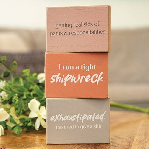 getting real sick of pants & responsibilities  
I run a tight shipwreck  
exhaustipated: too tired to give a shit