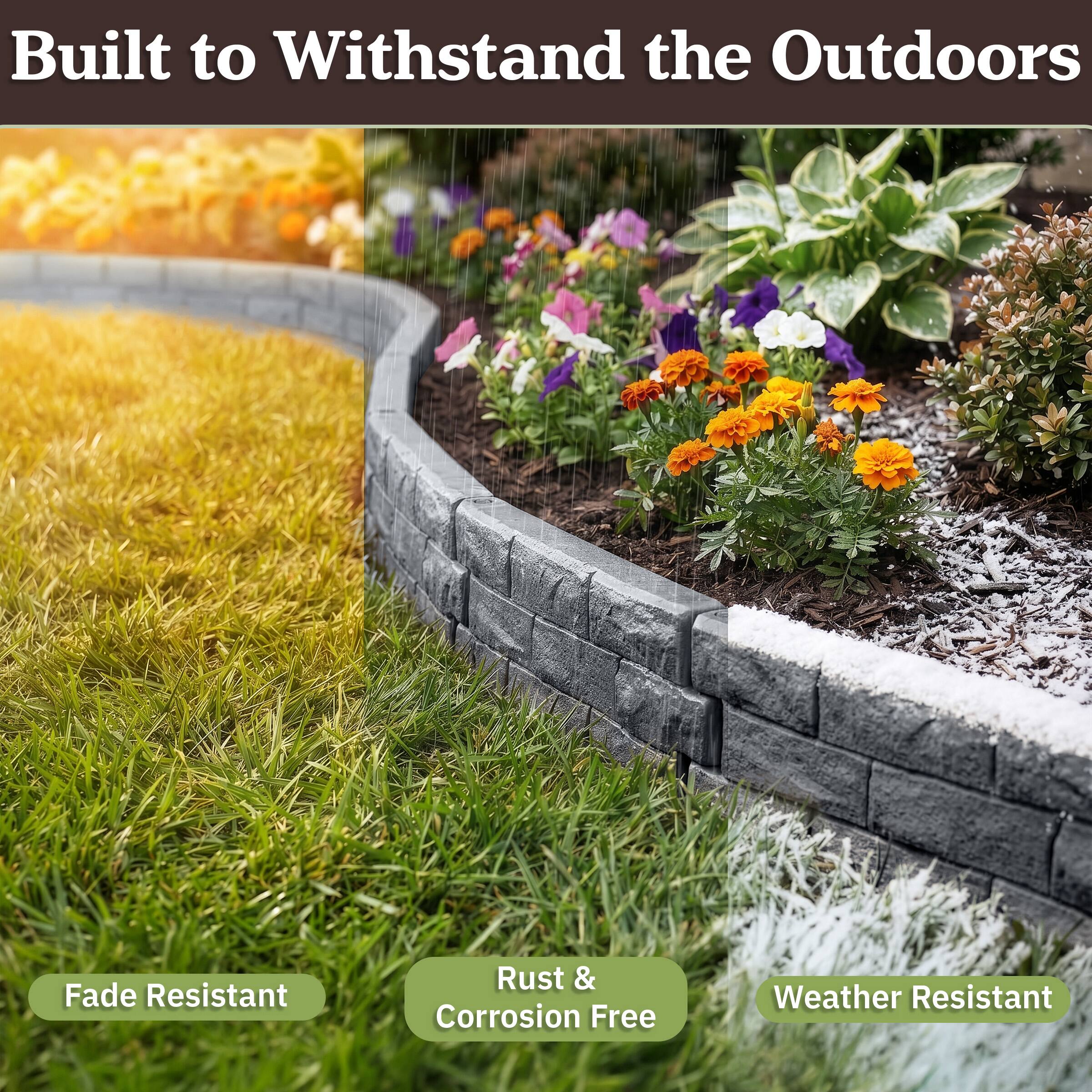 Built to Withstand the Outdoors

Fade Resistant

Rust & Corrosion Free

Weather Resistant