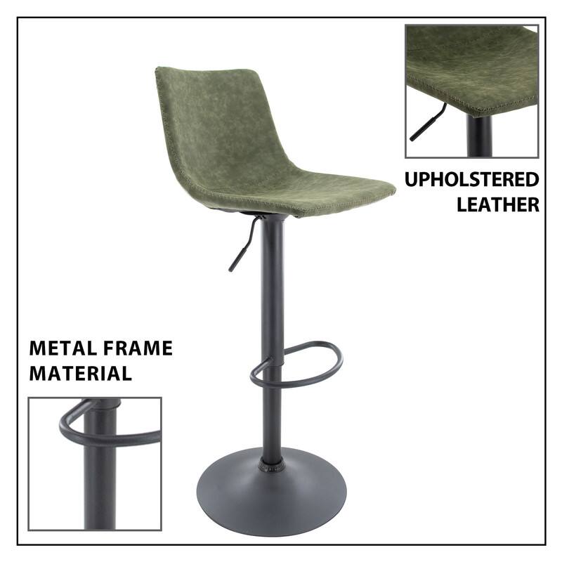 UPHOLSTERED LEATHER  
METAL FRAME MATERIAL