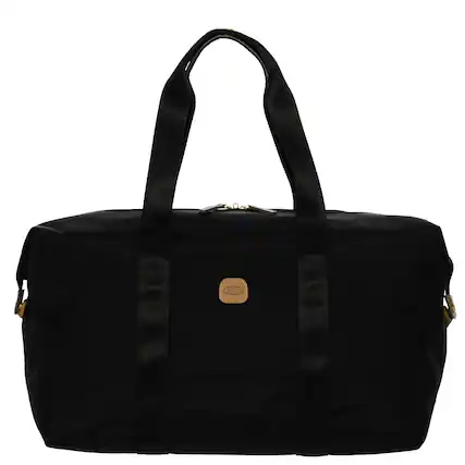 Front. Bric's - X-travel 18'' Folding Duffle - Black.