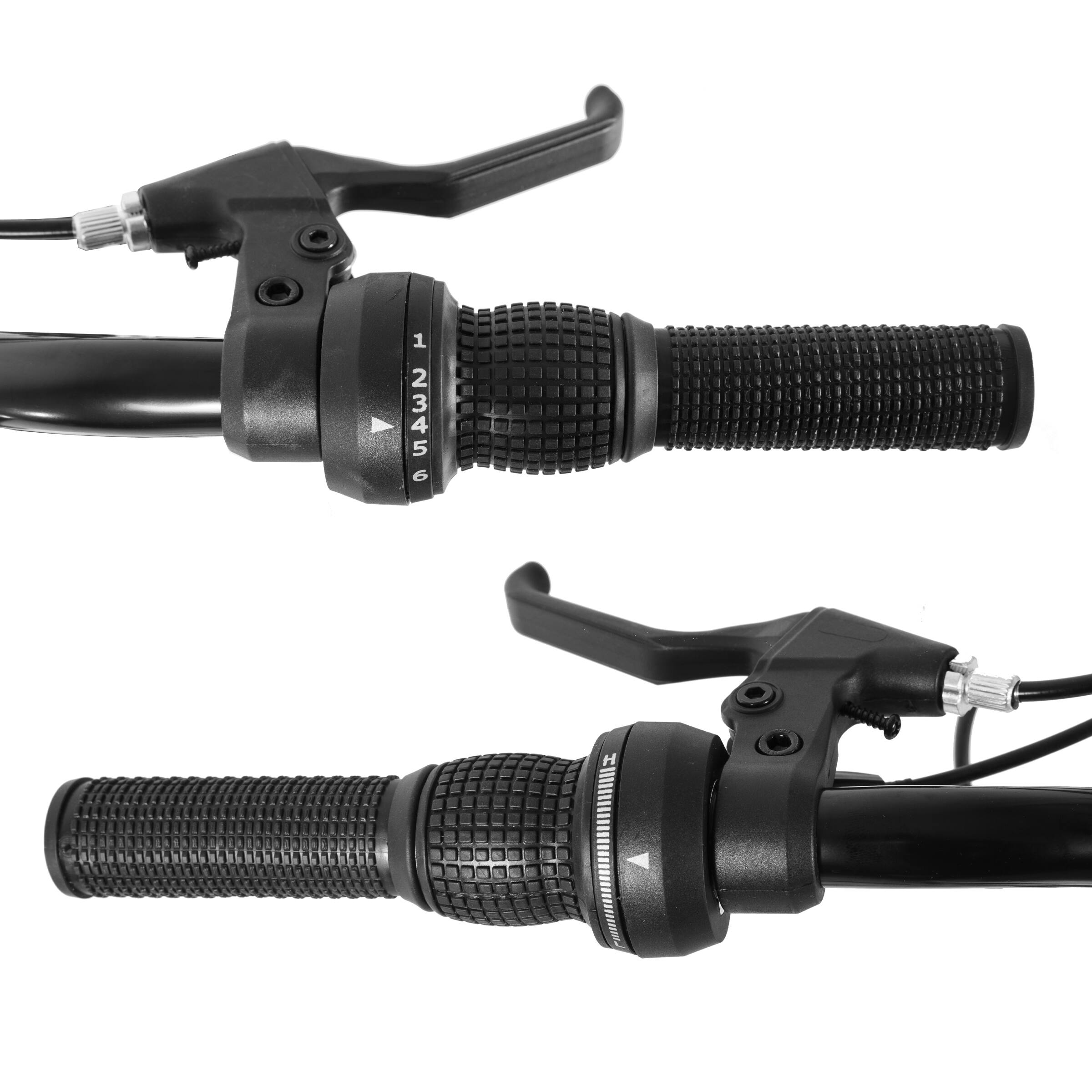 Alt View 9. HILAND - BAMCBASE Sprague 26 inch Steel Mountain Bike for Adults, 18-Speed MTB with Rigid Fork, Men Women Bicycle, White - white.