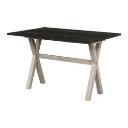 FurniFact - Flip Top Coffee Table with Rubber Wood and MDF Finish - Charcoal