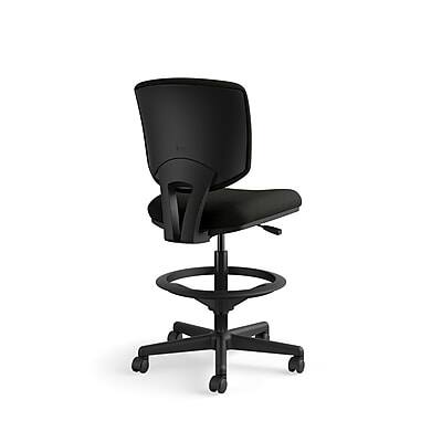 Alt View 2. HON - Volt SofThread Leather Drafting Chair - Black.