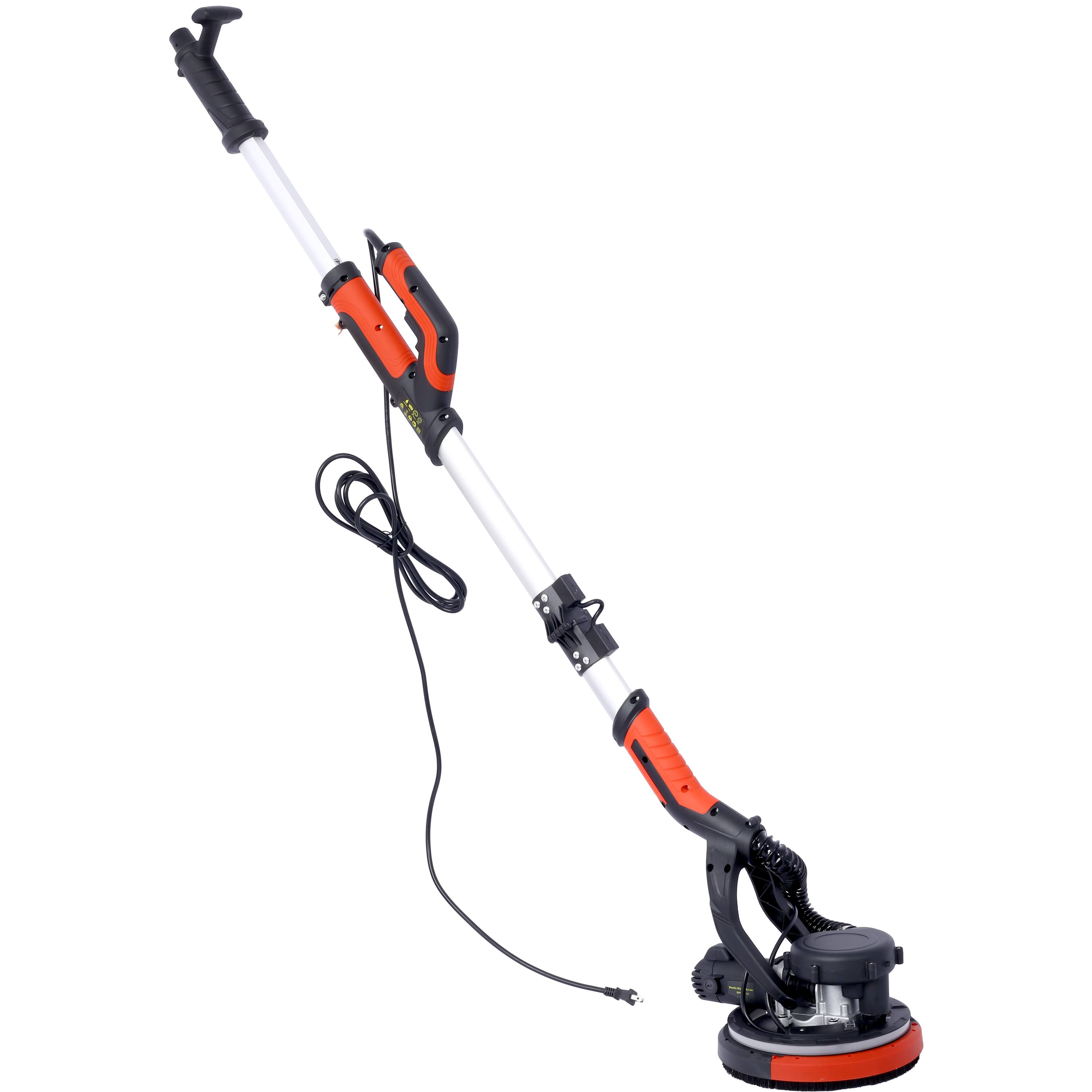 Alt View 3. GOODSILO - 780W Electric Drywall Sander with Vacuum Dust Collection & Variable Speed Control for Wall Finishing - Black+Red.