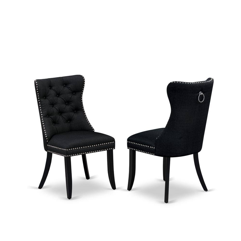Black Upholstered Dining Chairs