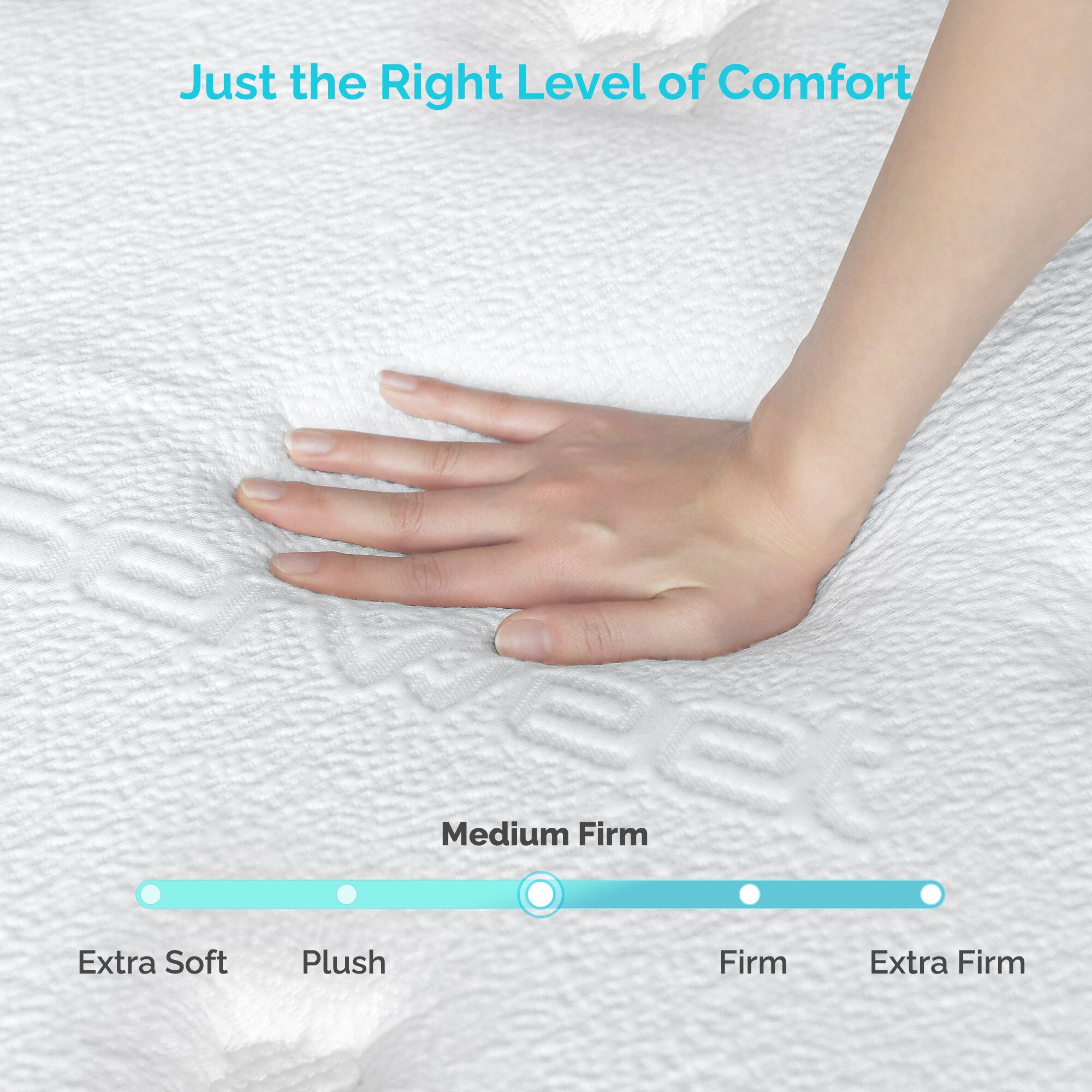 Just the Right Level of Comfort

Medium Firm

Extra Soft Plush Firm Extra Firm