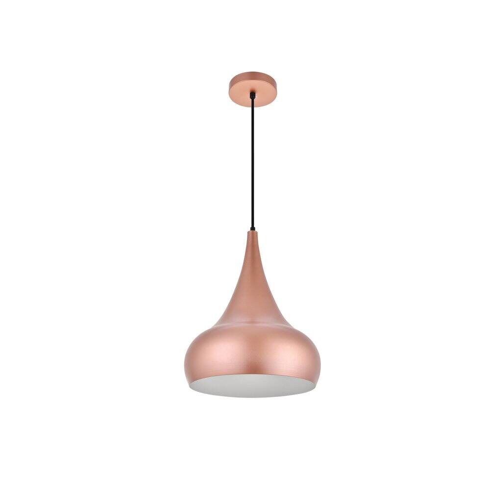 Left. Living District - Circa 1 Light Honey Gold Pendant - Honey Gold.