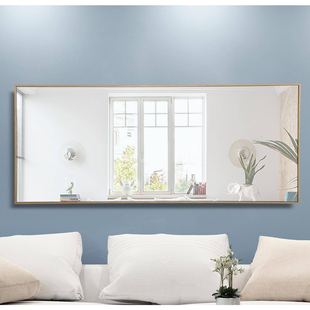 Elegant Decor Metal frame Rectangle Mirror 30 inch Brass - Best Buy