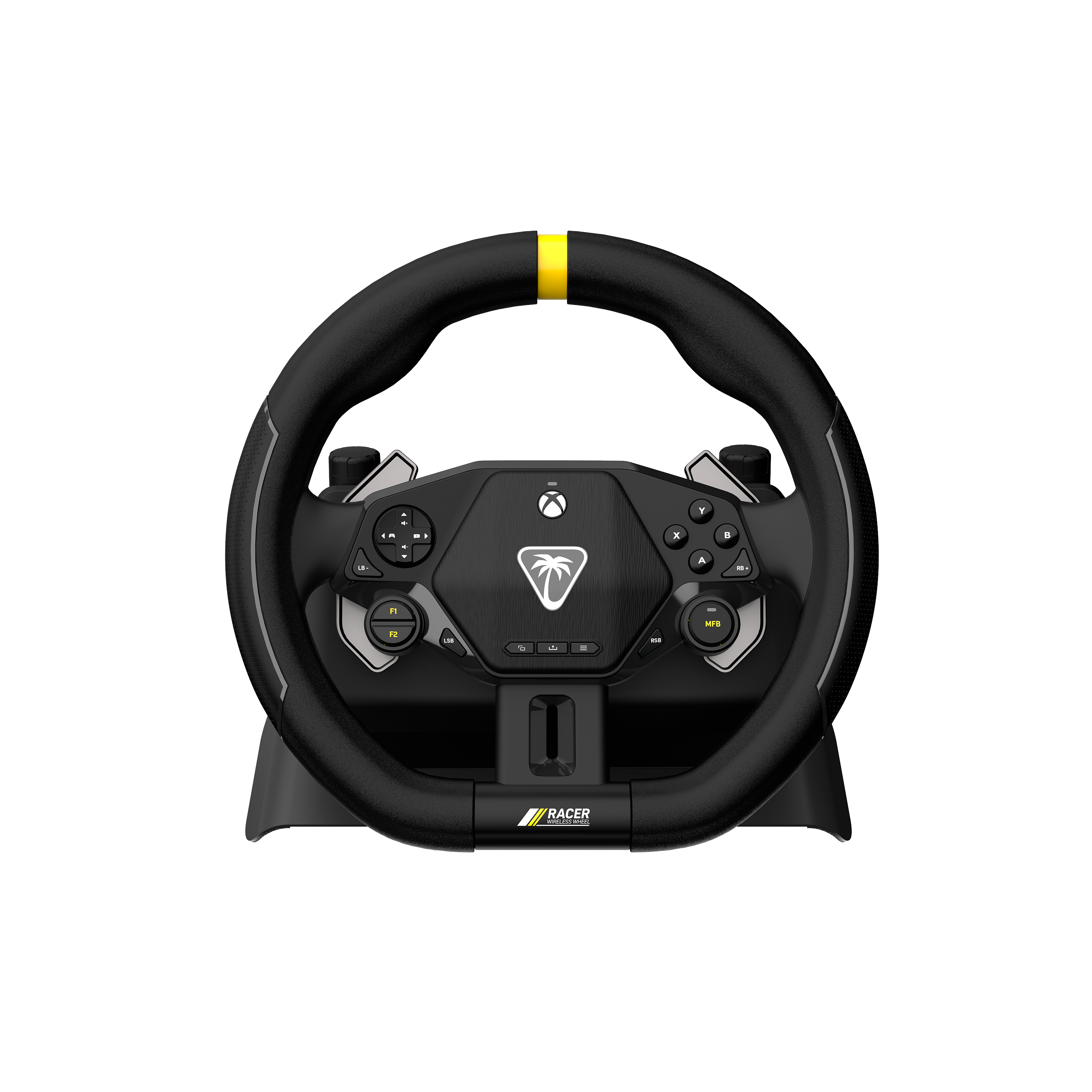 Left. Turtle Beach - Racer Wireless Racing Wheel - Black.