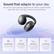 Sound that adapts to your day
At just 6.3 g per earbud, OpenDots Air offers a lightweight, open-ear fit for all-day comfort and awareness.
Standard Mode
Balanced tuning for everyday music and video.
Vocal Mode
Brings voices forward for clear podcasts and audiobooks.
Bass Mode
Enhances low frequencies for rich, immersive sound - ideal for rock and electronic music.
Private Mode
Reduces high-frequency output for discreet listening in quiet environments.