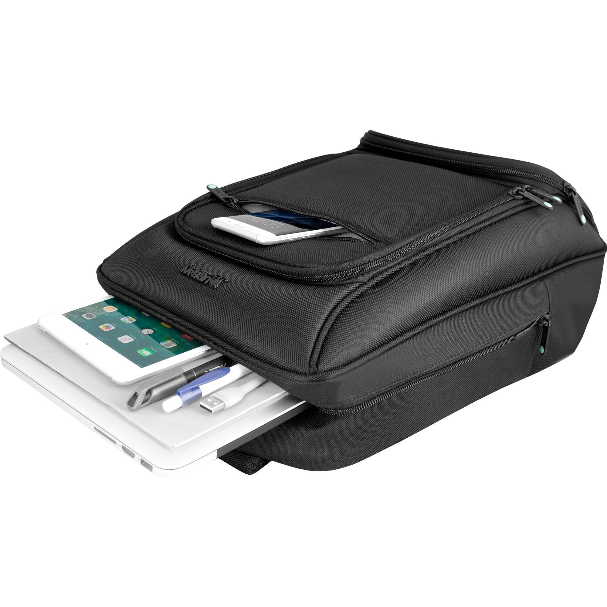 Alt View 2. Urban Factory - Urban Factory MIXEE Carrying Case (Backpack) for 14" Notebook - Black - Water Proof, Shock Absorbing, Water Resistant - Black.