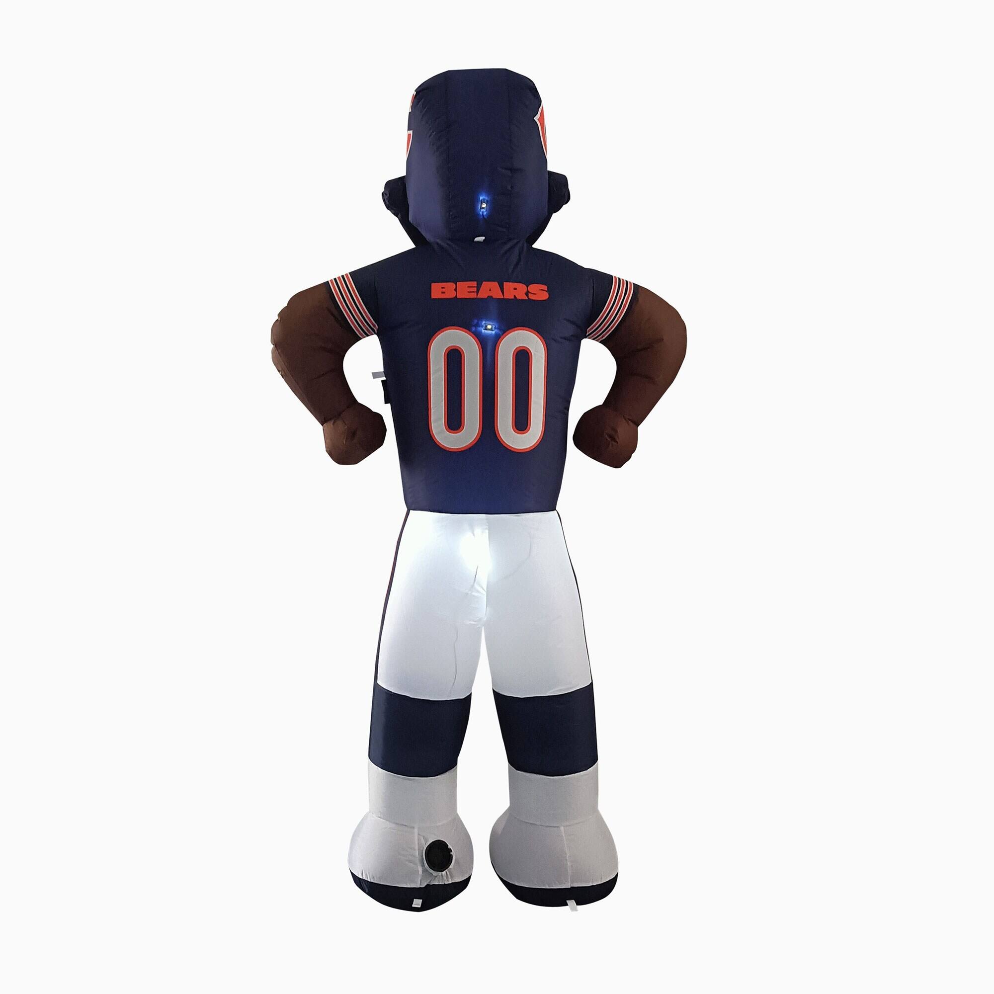 Alt View 2. Logo Brands - Chicago Bears Player Lawn Inflatable - Multicolor.