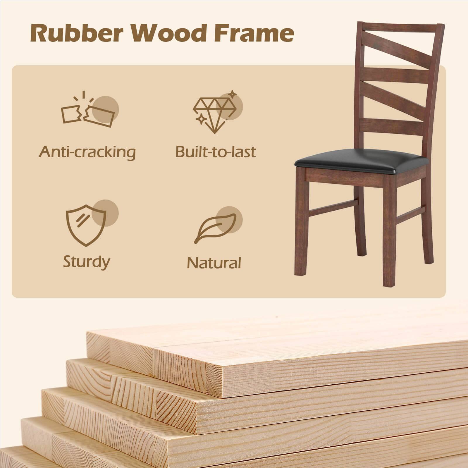Rubber Wood Frame

- Anti-cracking
- Built-to-last
- Sturdy
- Natural
