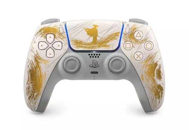 Back. Sony Interactive Entertainment - Sony PlayStation- 2 DualSense Wireless Controller-Ghost of Yōtei Limited Edition - Gold.