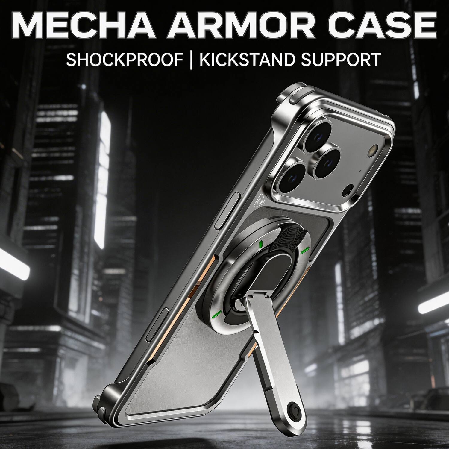 MECHA ARMOR CASE  
SHOCKPROOF | KICKSTAND SUPPORT