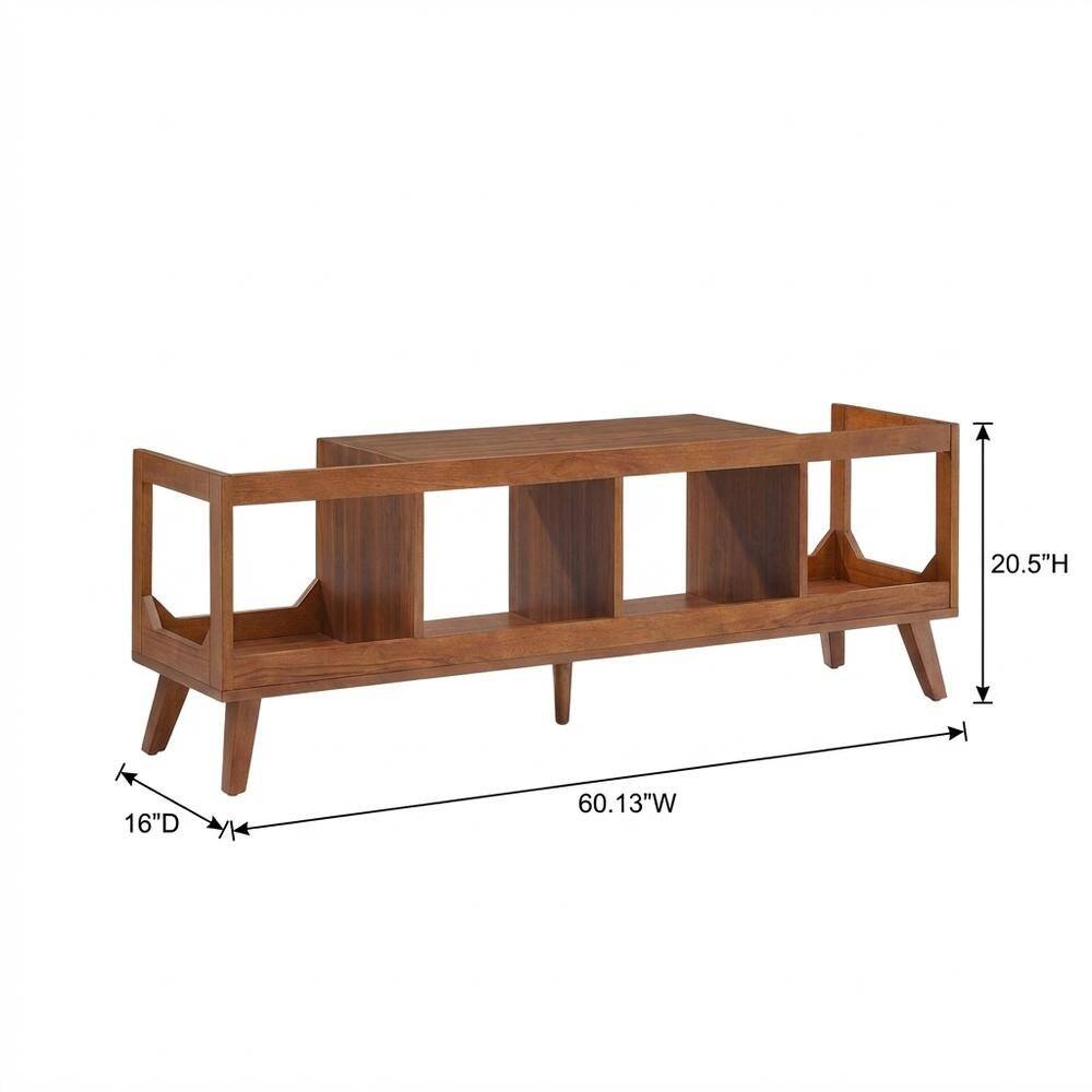 FurniFact - Black wood record player stand with vinyl storage and cable management - Walnut price history on PriceWatchPro