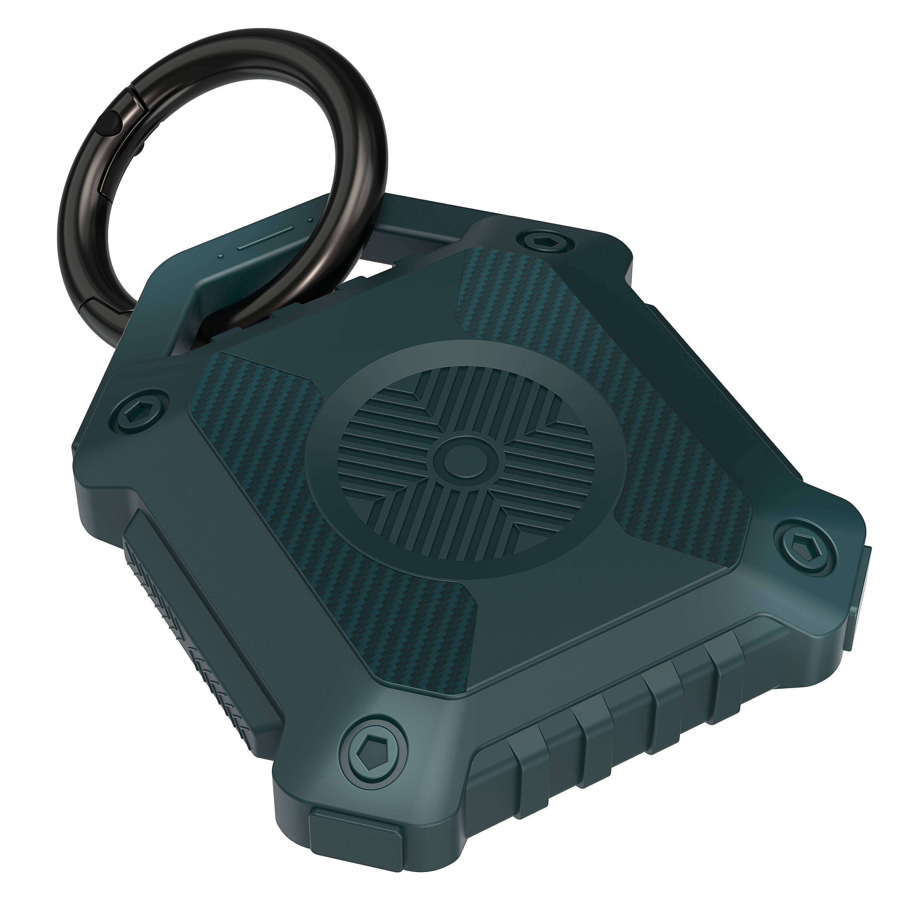 Alt View 2. Vena - For Apple AirTag Holder, AirTag Keychain iP56 Water Resistant, AirTag Case Cover For Pet Dog Cat Collar Luggage , Green - Green.