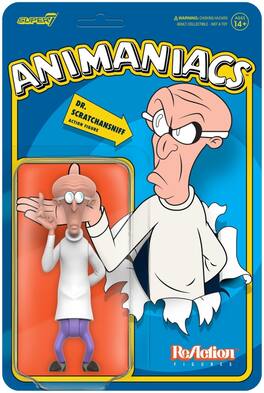 Super7 - Animaniacs ReAction Wave 1 - Dr. Scratchansniff - COLLECTIBLES - Multicolor