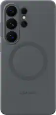 Front. Samsung - Galaxy S26 Ultra Silicone Magnet Case - Black.