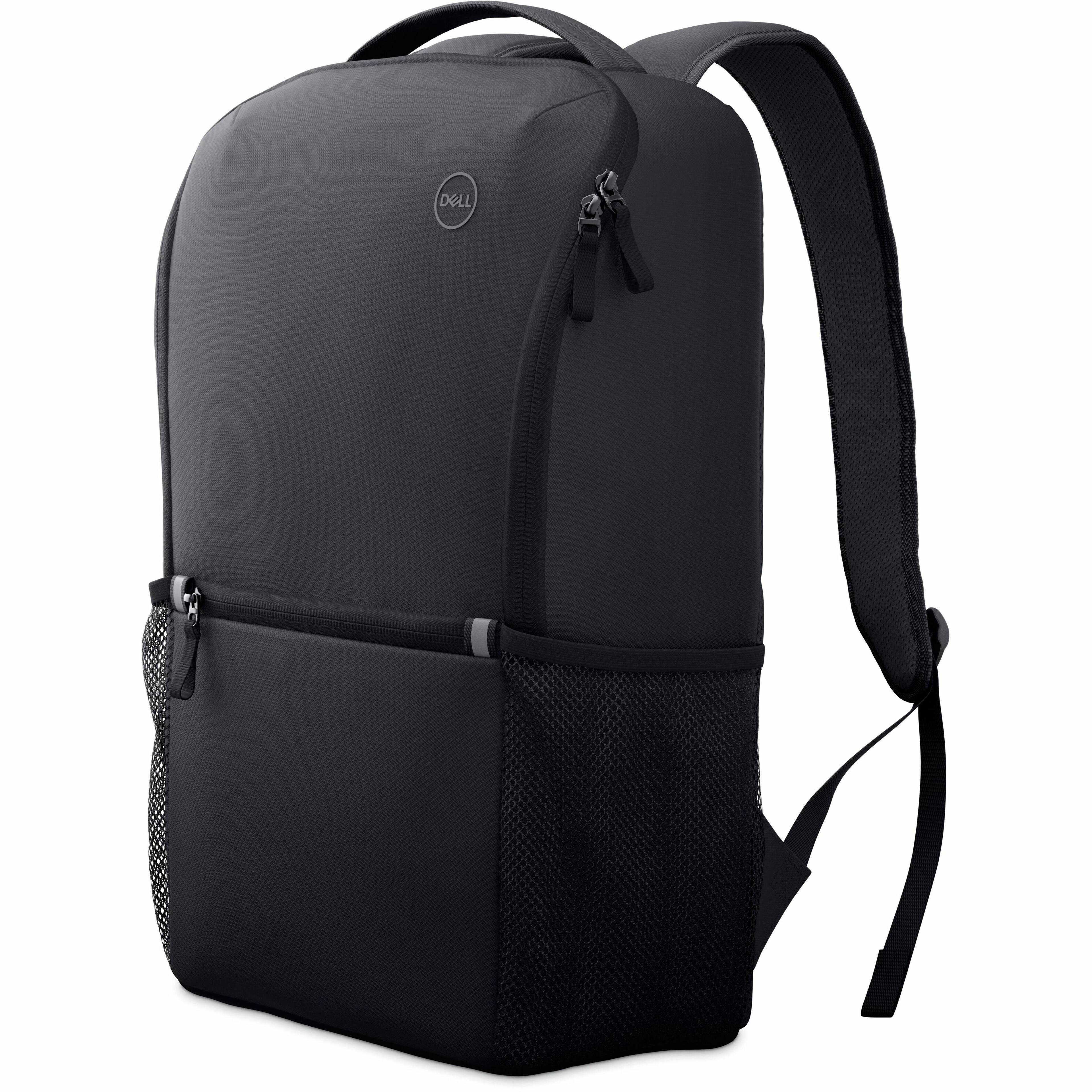 Alt View 3. Dell - Dell EcoLoop Essential Carrying Case (Backpack) for 14" to 16" Notebook, Gear, Document, Accessories - Black - Impact - Black.