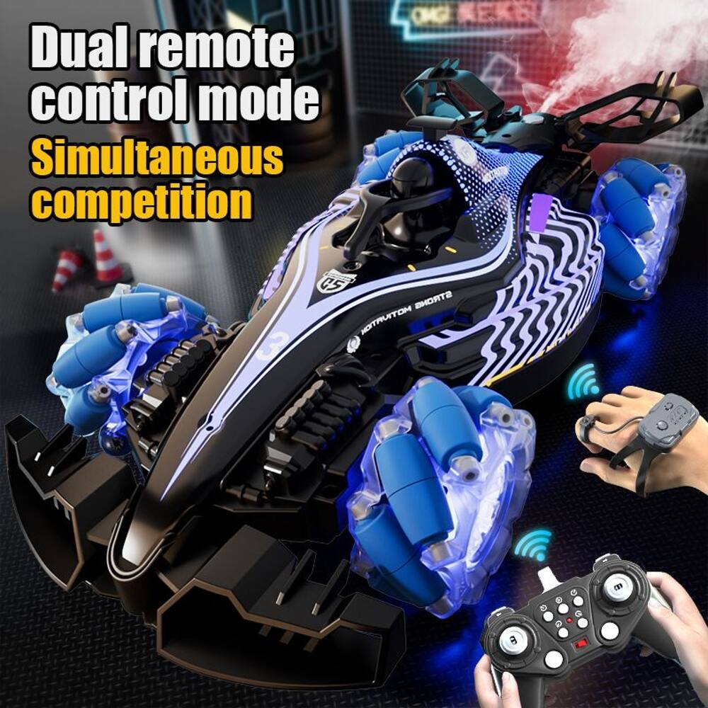 Dual remote control mode  
Simultaneous competition