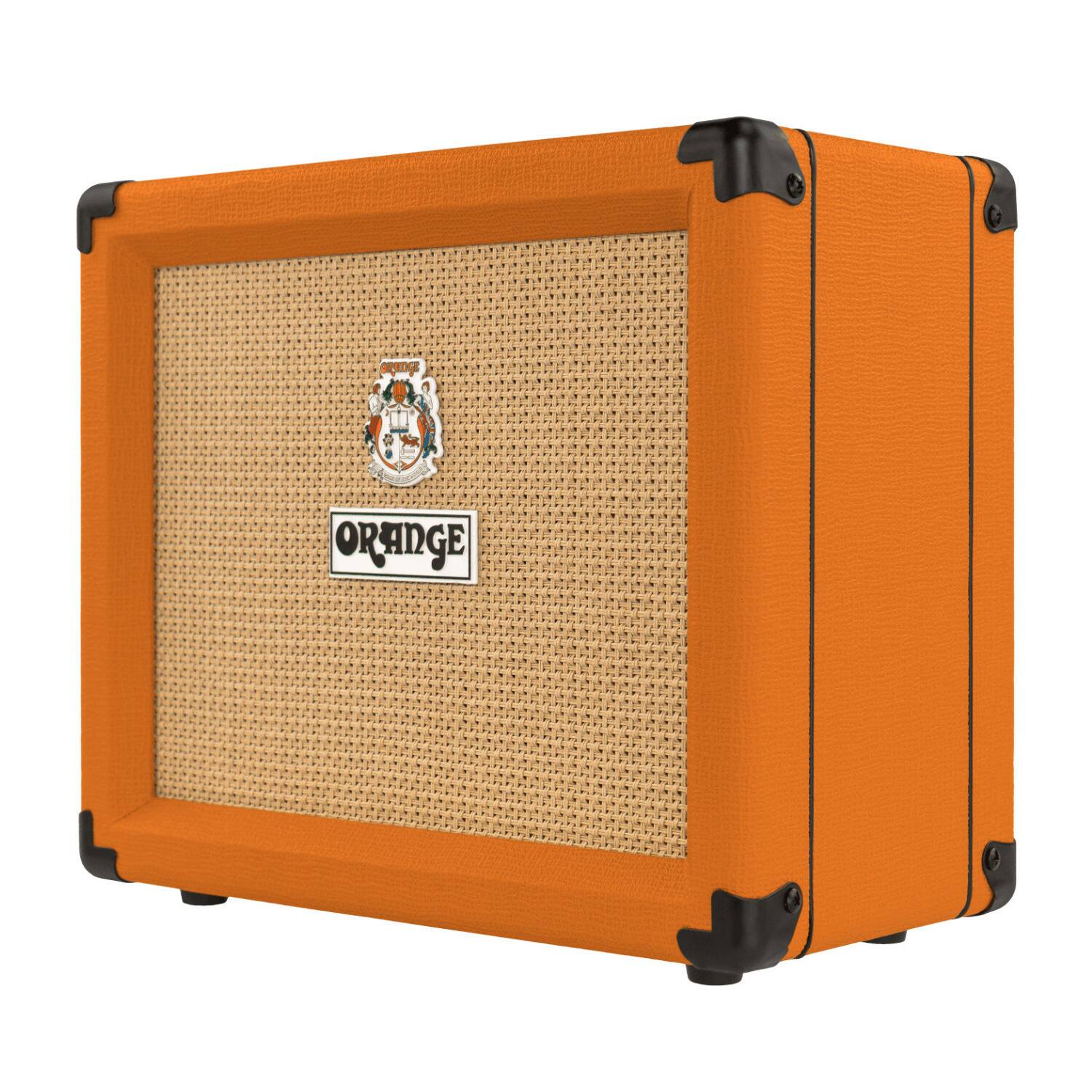 Angle. Orange - Orange Amps Crush 20W 4 Stage Preamp Analogue Combo Amp.