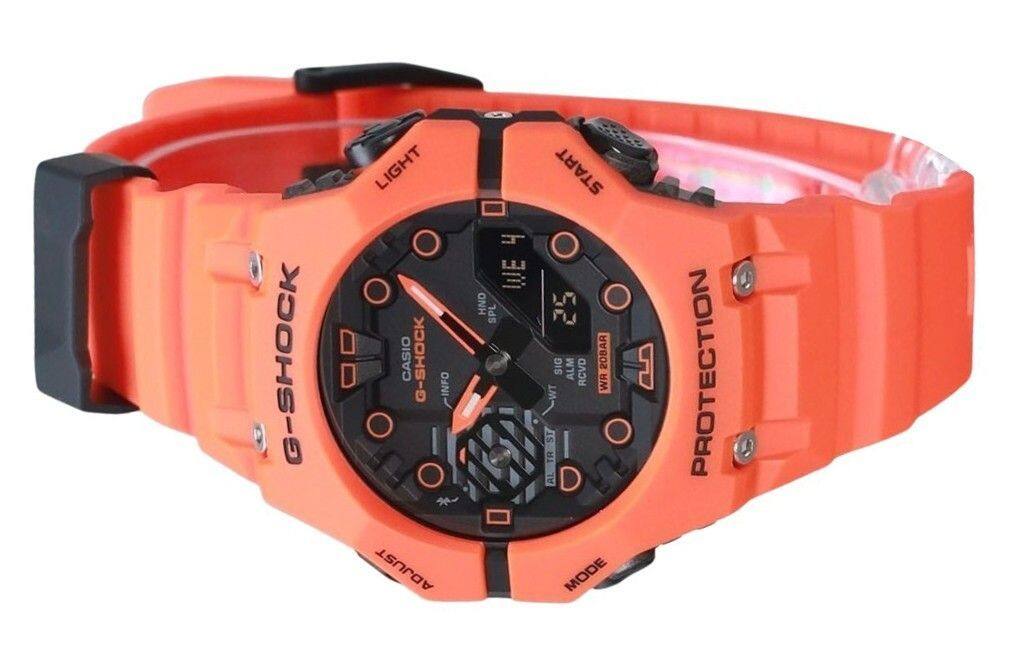 G-SHOCK  
CASIO G-SHOCK  
PROTECTION  
LIGHT  
START  
SPL  
20BAR  
ALM  
RCVD  
WT  
ST  
TR  
AL  
MODE  
B  
HND  
SIG  
25