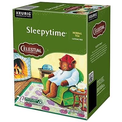 KEURIG GENUINE KCUP  
Sleepytime Herbal Celestial Tea Caffeine Free  
Celestial Seasonings  
24 K-Cups  
Recyclable