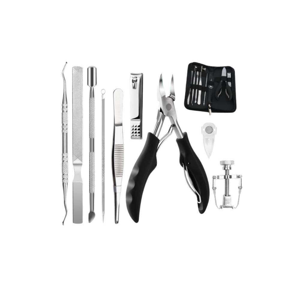 Beauty Hub Ecommerce - Surgery Grade Pedicure Tool Nail Kit - Silver