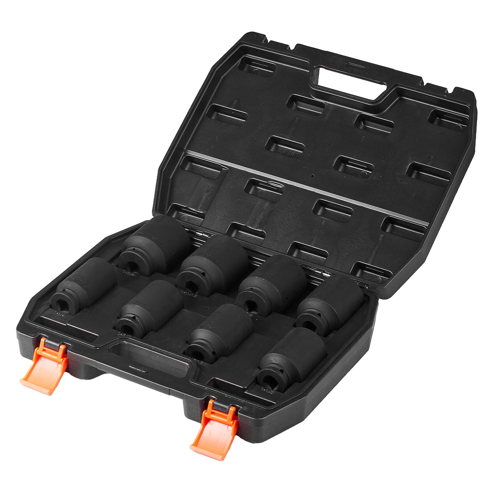 Alt View 6. LOVMOR - Axle Nut Impact Socket Set 1 2 Drive Deep 6 Point 8PCS SAE Nut Socket.