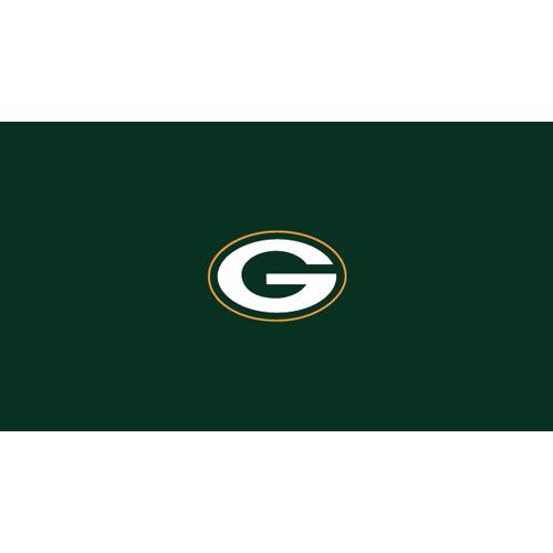 Alt View 1. Imperial - Green Bay Packers 8' Billiard Cloth - Multicolor.