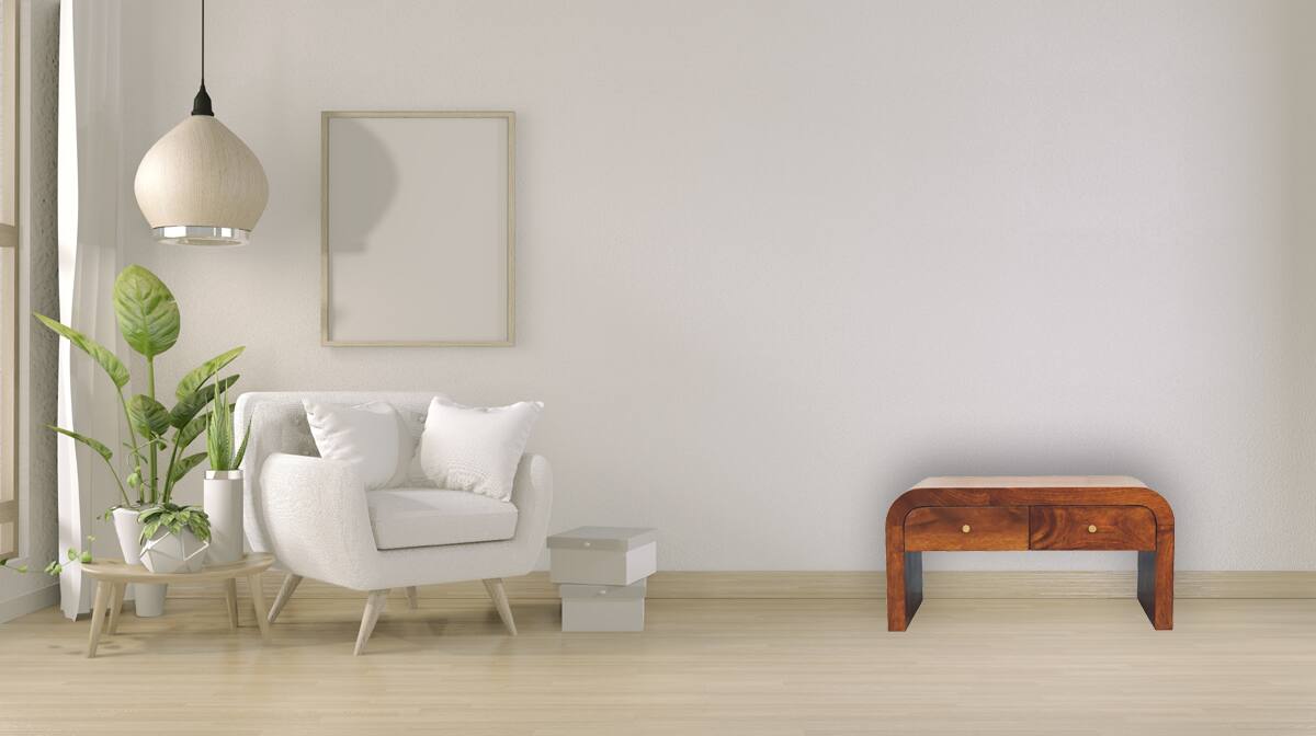 Alt View 8. Artisan Furniture - Artisan Furniture Solid Wood Darcy Chestnut Coffee Table - Brown.